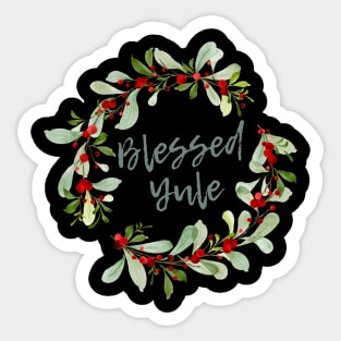 Blessed Yule Sticker